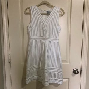 H&M White A-like dress
